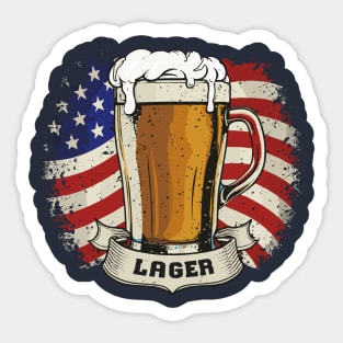 National Lager Day – December Sticker